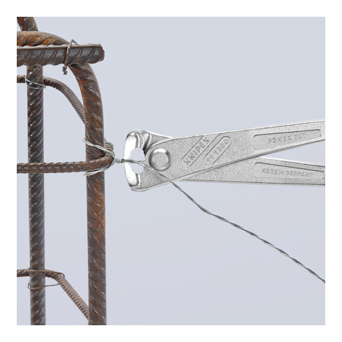 KNIPEX 99 14 300 Kraft-Monierzange hochübersetzt glanzverzinkt 300 mm