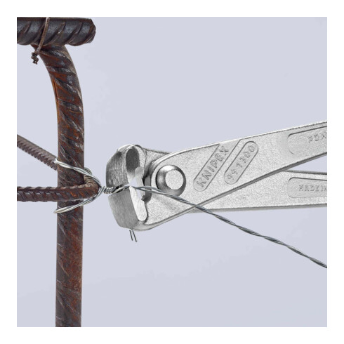 KNIPEX 99 14 300 Vermogen rateltang hoge overbrenging blank verzinkt 300 mm