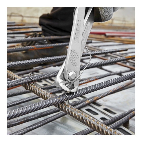 KNIPEX 99 14 300 Vermogen rateltang hoge overbrenging blank verzinkt 300 mm