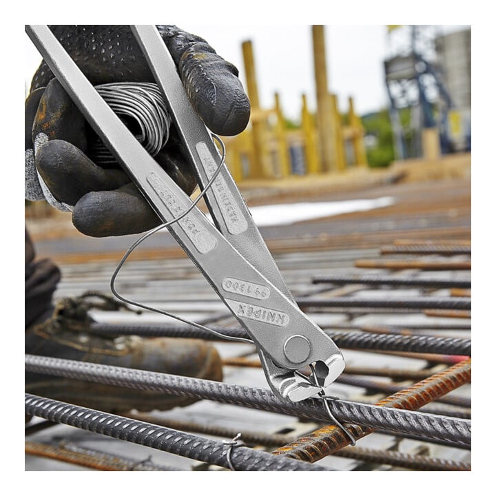 KNIPEX 99 14 300 Vermogen rateltang hoge overbrenging blank verzinkt 300 mm