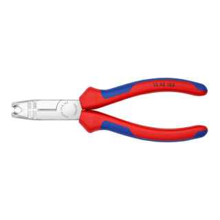 Knipex Abmantelungszange verchromt mit Mehrkomponenten-Hüllen 165 mm