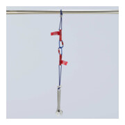 KNIPEX Adapteurs de sangle 00 50 13 T BK avec mousqueton fixe pour protection antichute d’outils 186 mm-5