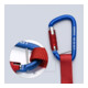 KNIPEX Adapteurs de sangle 00 50 13 T BK avec mousqueton fixe pour protection antichute d’outils 186 mm