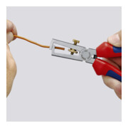 KNIPEX afstriptang zwart geatramenteerd met kunststof coating 160mm-4