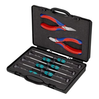 KNIPEX Astuccio con pinze per elettronica 00 20 18, 205mm