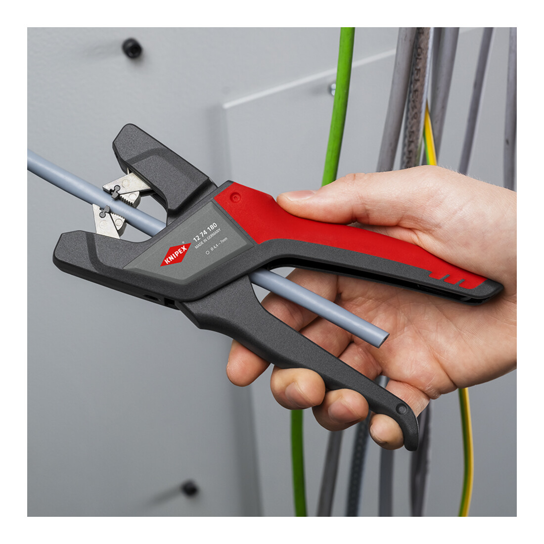KNIPEX Automatische striptang 175 mm 12 74 180