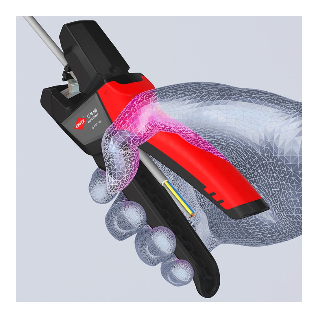KNIPEX Automatische striptang 175 mm 12 74 180