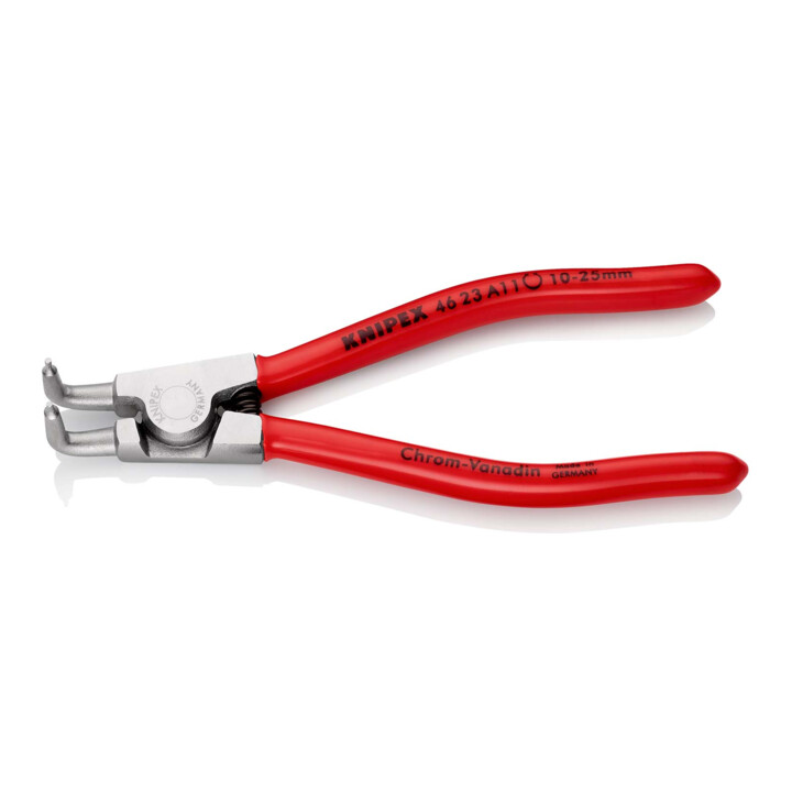 KNIPEX borgveertang verchroomd geplastificeerd 140mm schacht diameter 19-60mm 90° schuin