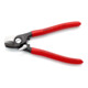 KNIPEX Cesoia per cavi 95 21 165 con molla di apertura, brunita, 165mm-3