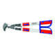 KNIPEX Cesoia per cavi 95 32 038 (principio a cricchetto) con manici telescopici, 570mm-1