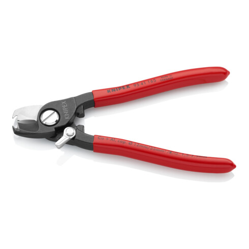 KNIPEX Cesoia per cavi 95 41 165 brunita, 165mm