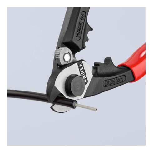 KNIPEX Cesoia per funi metalliche forgiate 95 61 190, 190mm