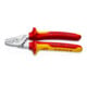 KNIPEX Cesoia piccola per cavi, 2 impugnature con isolamento VDE, L=160mm-1
