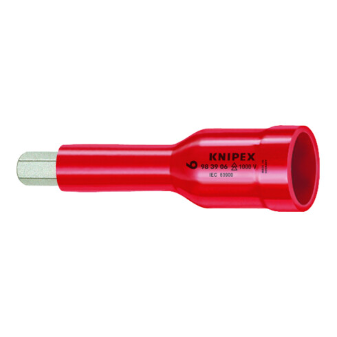 KNIPEX Chiave a bussola per viti esagonali con attacco quadro interno 3/8" 75mm