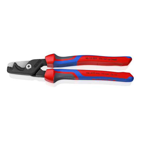 KNIPEX Cisailles à câbles avec poignées multi-composants 225 mm