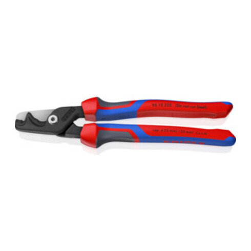 KNIPEX Cisailles à câbles avec poignées multi-composants 225 mm