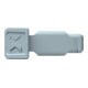 KNIPEX Clips ColorCode CS gris 00 61 10 (10 pièces) 21 mm