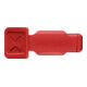 KNIPEX Clips ColorCode rouges 00 61 10 CR (10 pièces) 21 mm