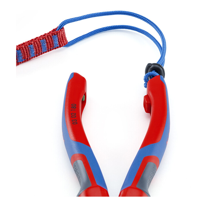 KNIPEX Clips d’outil avec attache TR 00 62 10, rouge (10 pièces) 30 mm