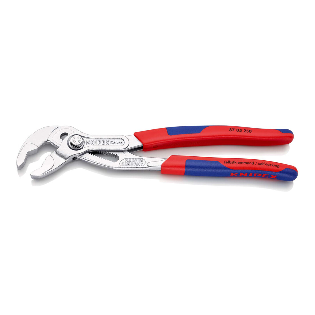 Pince pour pompe à eau Cobra® chromé gaine multi-comp. KNIPEX