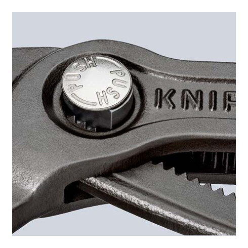 Pince pour pompe à eau Cobra® chromé gaine multi-comp. KNIPEX