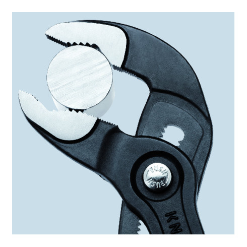Pince pour pompe à eau Cobra® chromé gaine multi-comp. KNIPEX