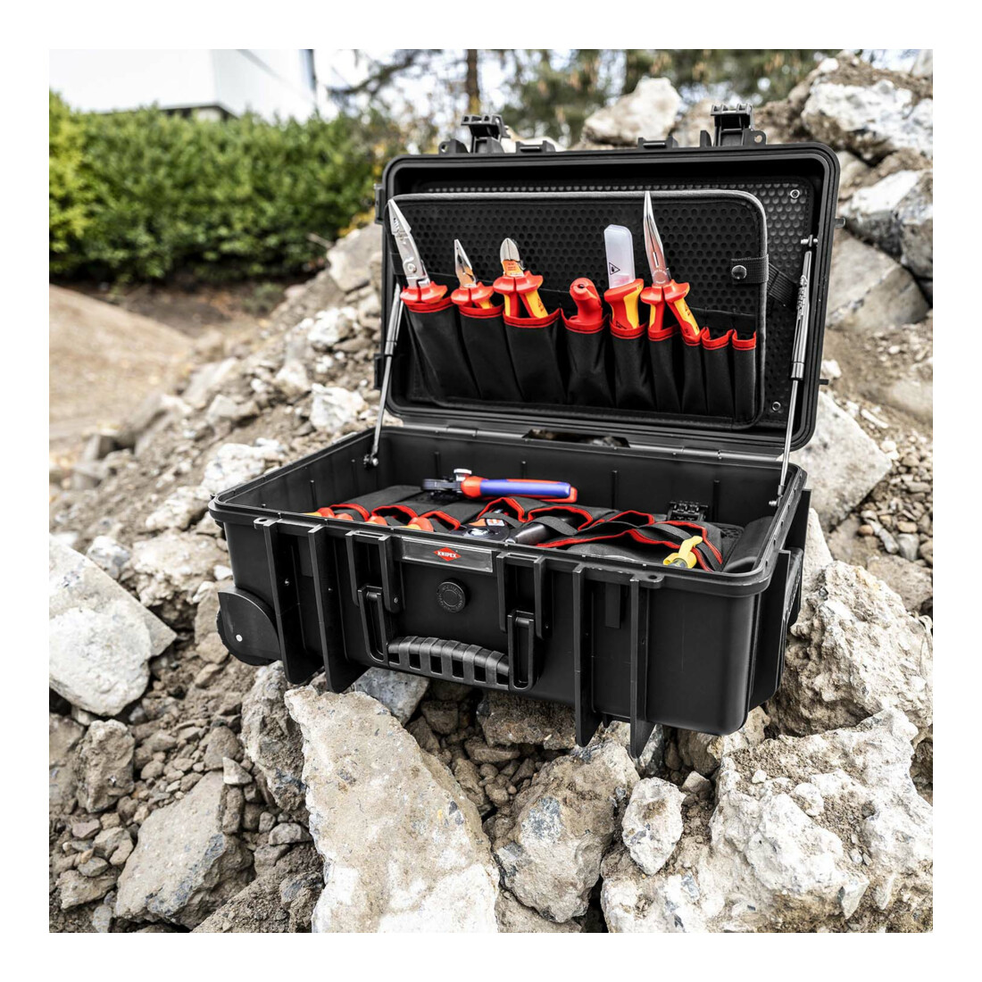 KNIPEX Coffret à outils "Robust26 Move" Électro 22 pièces 550 mm