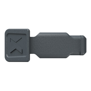 KNIPEX ColorCode Clips antraciet 00 61 10 CA, 10 stuks, 21 mm