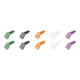 KNIPEX ColorCode Clips Farbmix 2 (10 stuks) 00 61 10 C V02