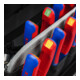 KNIPEX ColorCode Clips rood 00 61 10 CR, 10 stuks, 21 mm
