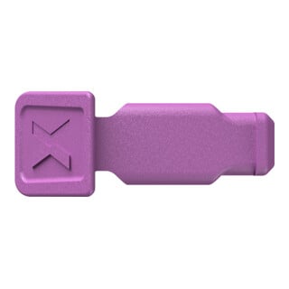 KNIPEX ColorCode Clips violet 00 61 10 CV, 10 stuks, 21 mm
