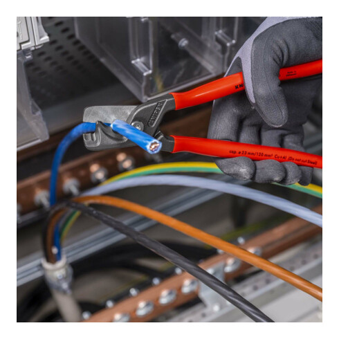 KNIPEX Coupe-câbles avec poignées en plastique 225 mm