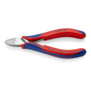KNIPEX Coupe-câbles électronique 77 82 130, 130 mm, manche multi-composants, articulation traversante-1