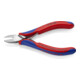 KNIPEX Coupe-câbles électronique 77 82 130, 130 mm, manche multi-composants, articulation traversante