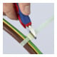 KNIPEX Coupe-câbles électronique 77 82 130, 130 mm, manche multi-composants, articulation traversante