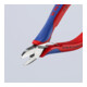 KNIPEX Coupe-câbles électronique 77 82 130, 130 mm, manche multi-composants, articulation traversante