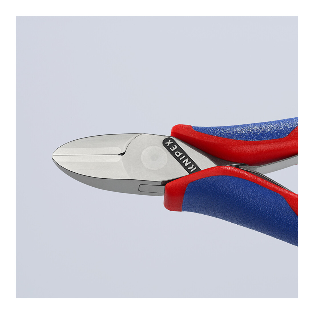 KNIPEX Coupe-câbles électronique 77 82 130, 130 mm, manche multi-composants, articulation traversante