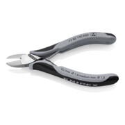 KNIPEX Coupe-câbles électronique 77 82 130 ESD, 130 mm, articulé traversant, manches multi-composants-2