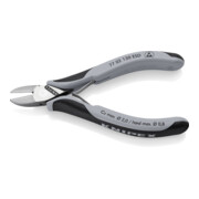 KNIPEX Coupe-câbles électronique ESD 77 02 130 ESD, 130 mm, poignées multi-composants, articulation traversante-3