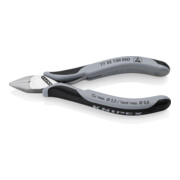 KNIPEX Coupe-câbles électronique ESD 77 32 130 ESD, 130 mm, poignées multicouches, articulation traversante-1