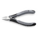 KNIPEX Coupe-câbles électronique ESD 77 32 130 ESD, 130 mm, poignées multicouches, articulation traversante