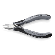 KNIPEX Coupe-câbles électronique ESD 77 32 130 ESD, 130 mm, poignées multicouches, articulation traversante-3