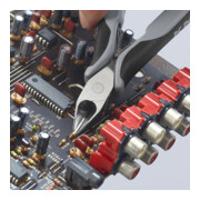 KNIPEX Coupe-câbles électronique ESD 77 42 130, 130 mm, manche multi-composants-4