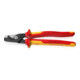KNIPEX Coupe-câbles VDE avec poignées multi-composants 225 mm tête fine-1