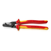 KNIPEX Coupe-câbles VDE avec poignées multi-composants 225 mm tête fine