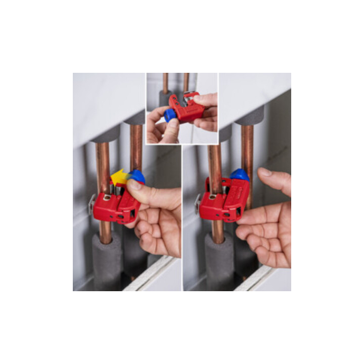 KNIPEX Coupe-tube pour cuivre, laiton et acier inoxydable 3-30 mm