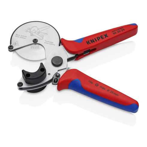 KNIPEX Coupe-tube pour tuyaux composites/plastique Ø max. 26 mm