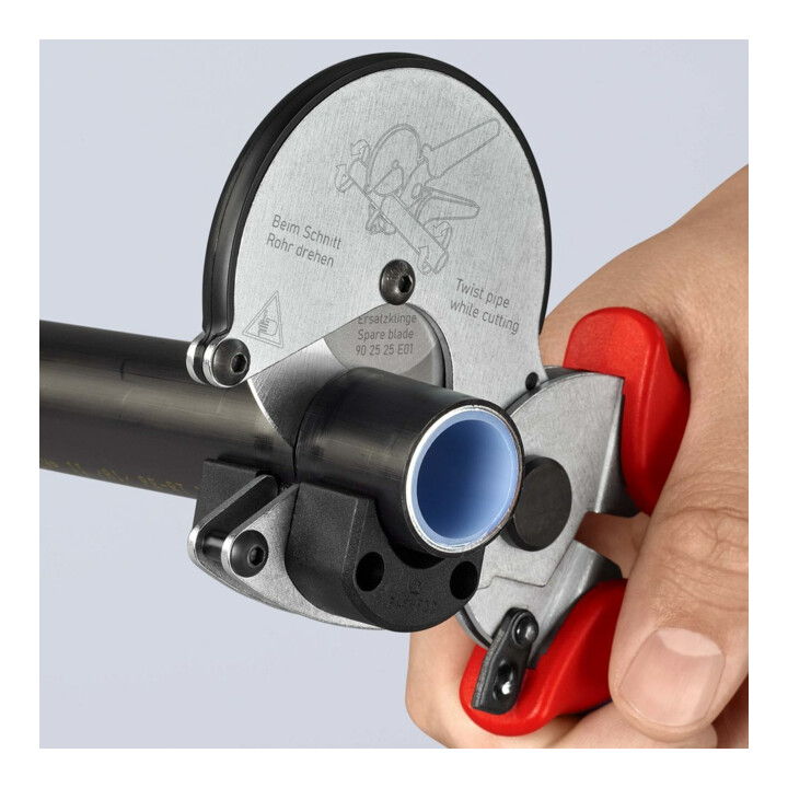 KNIPEX Coupe-tube pour tuyaux composites/plastique Ø max. 26 mm