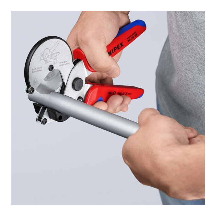 KNIPEX Coupe-tube pour tuyaux composites/plastique Ø max. 26 mm