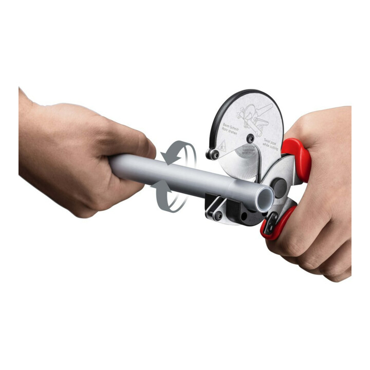 KNIPEX Coupe-tube pour tuyaux composites/plastique Ø max. 26 mm
